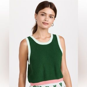 The Upside Cropped Knit Tank